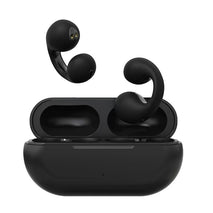 Wireless Ear Clip Bone Conduction Headphones Black Bluetooth Earphones Clip On Ear Style Earcuffs Earphones Earring Ear Bone